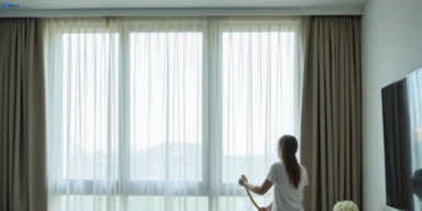 Delicate sheer drape cleaning kemps-creek-nsw Matty Curtain Cleaning
